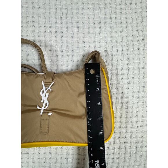 YSL Saint Laurent Women’s Le 5 À 7 Nylon Shoulder Bag Crossbody Made In Italy - Picture 15 of 16